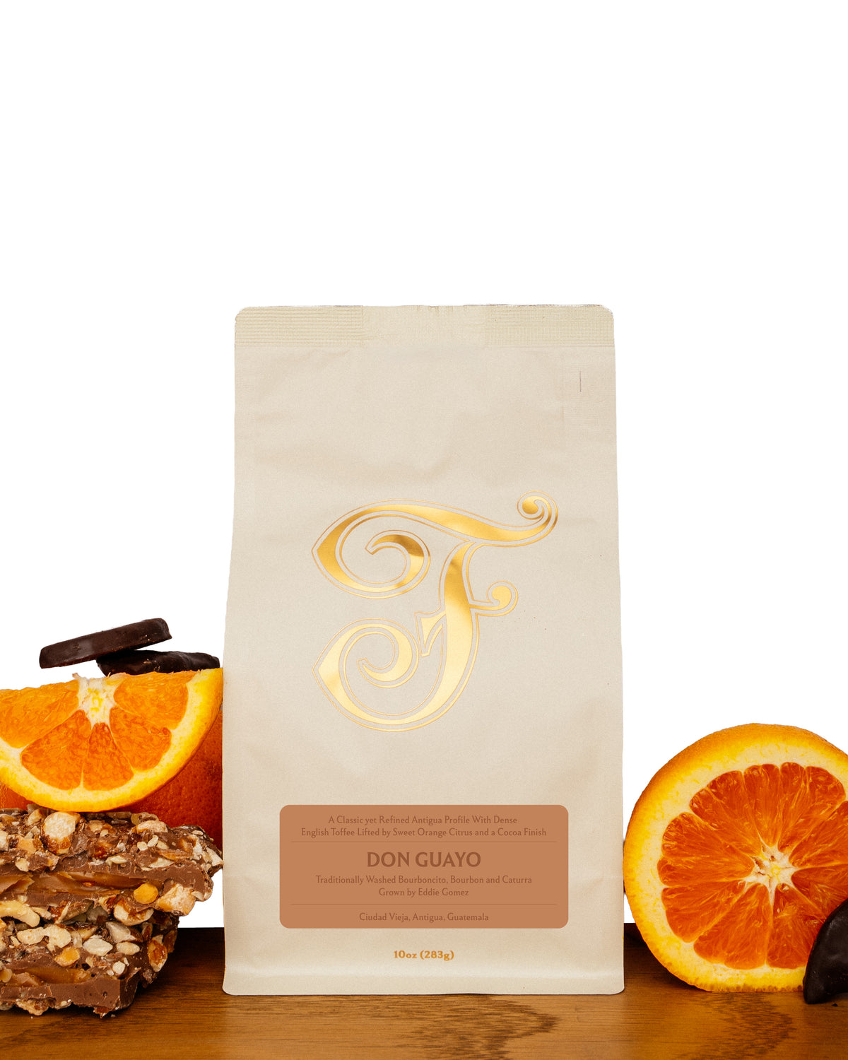 Guatemala Don Guayo coffee label